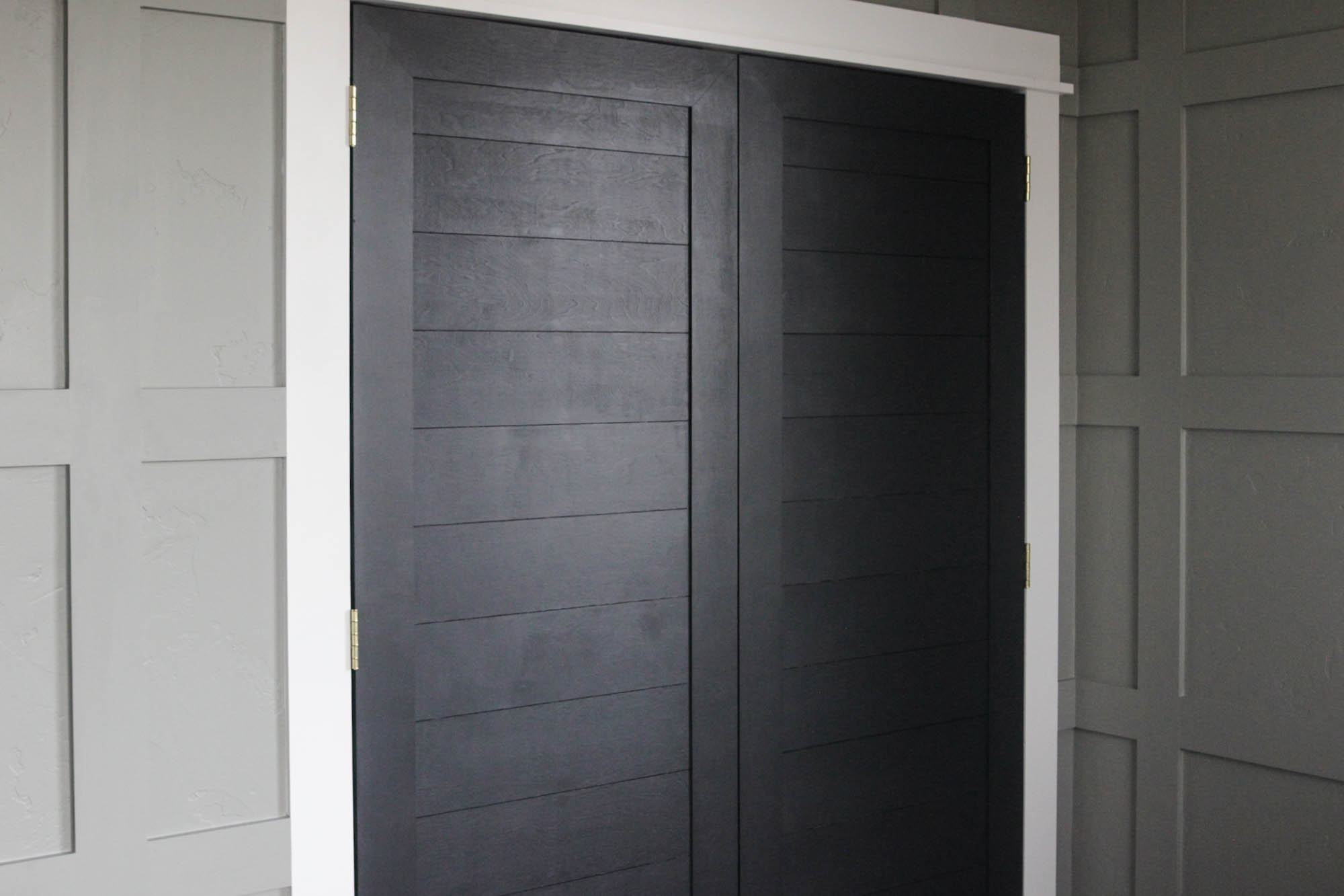 DIY Closet Door Tutorial For Our Home Office