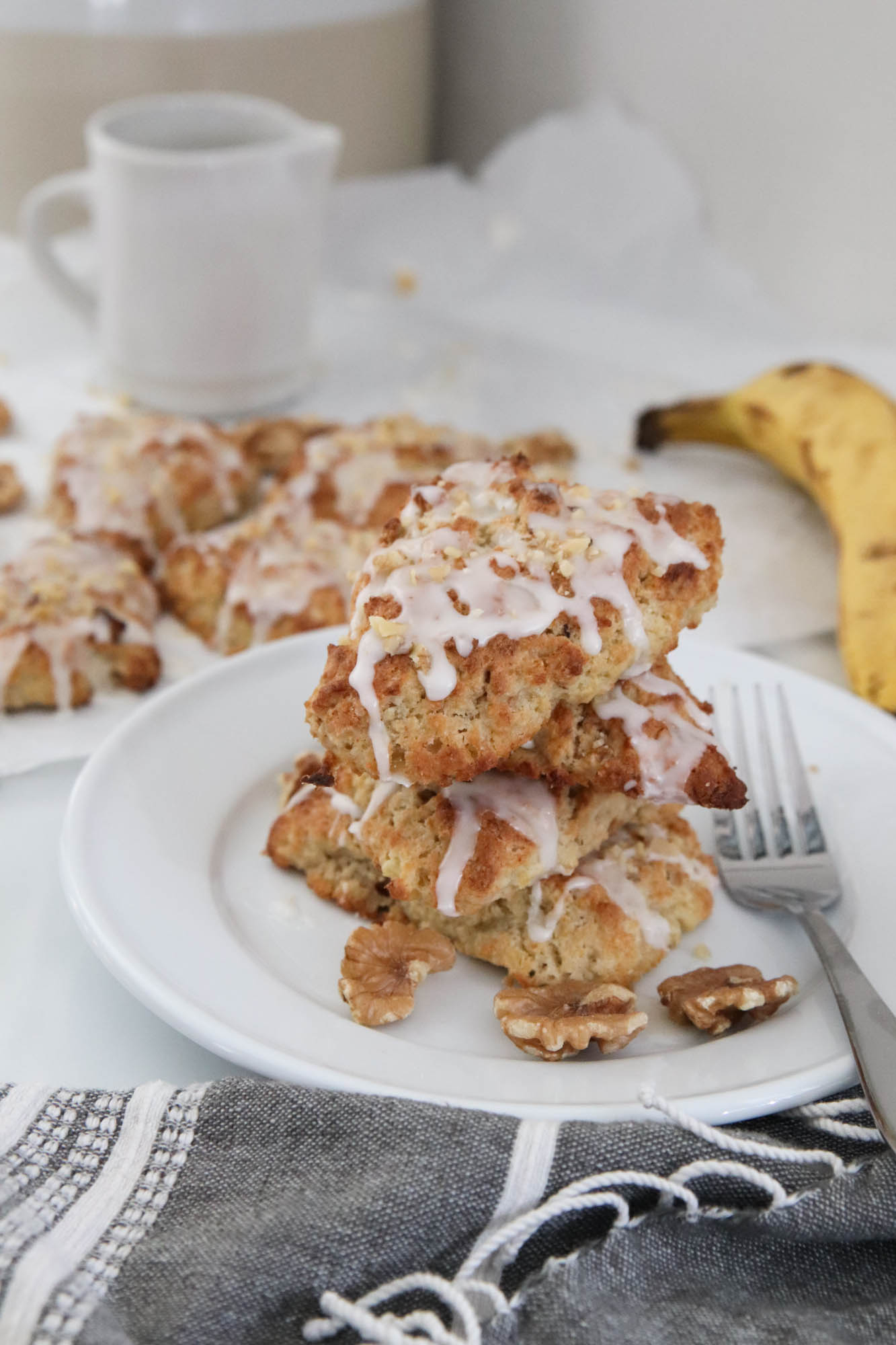 Gluten Free Banana Nut Scones