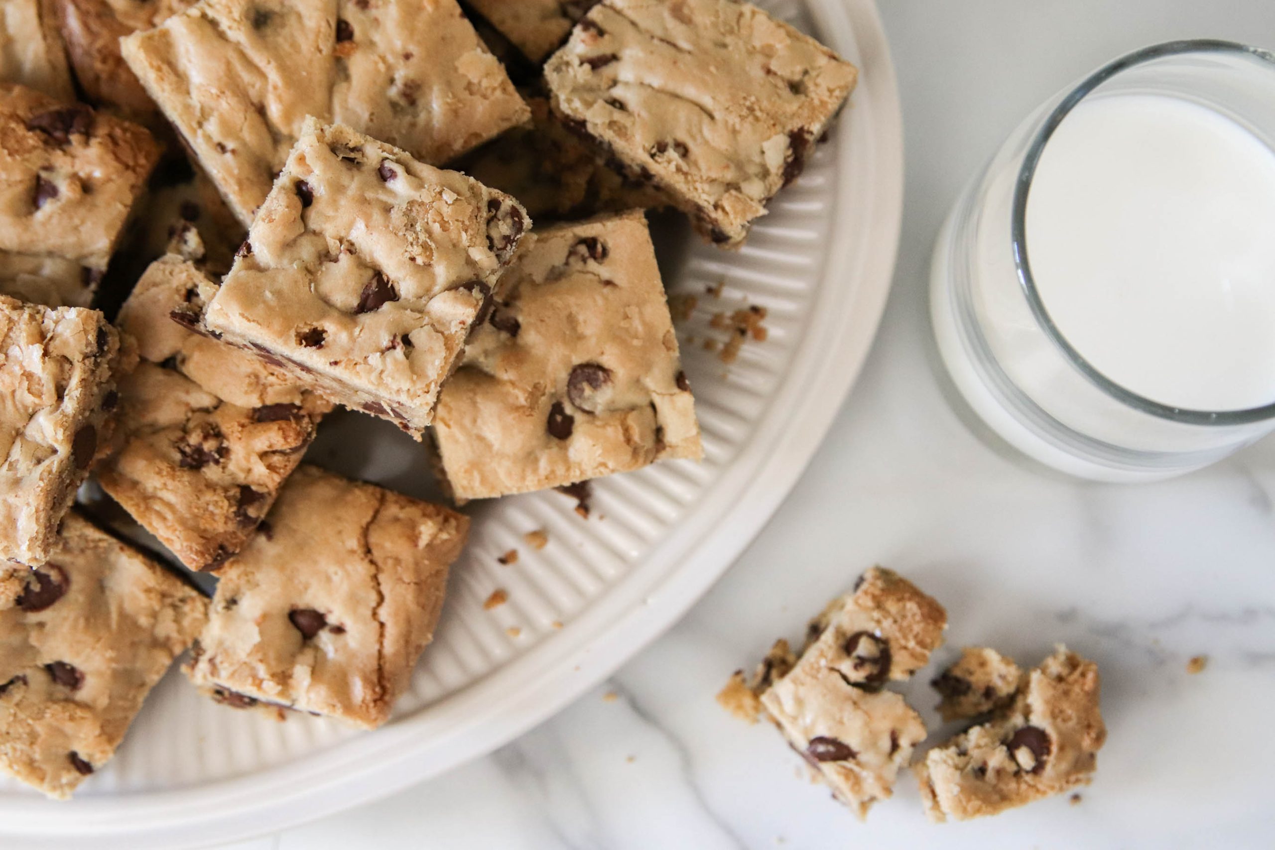 Gluten Free Toffee Blondie Bars