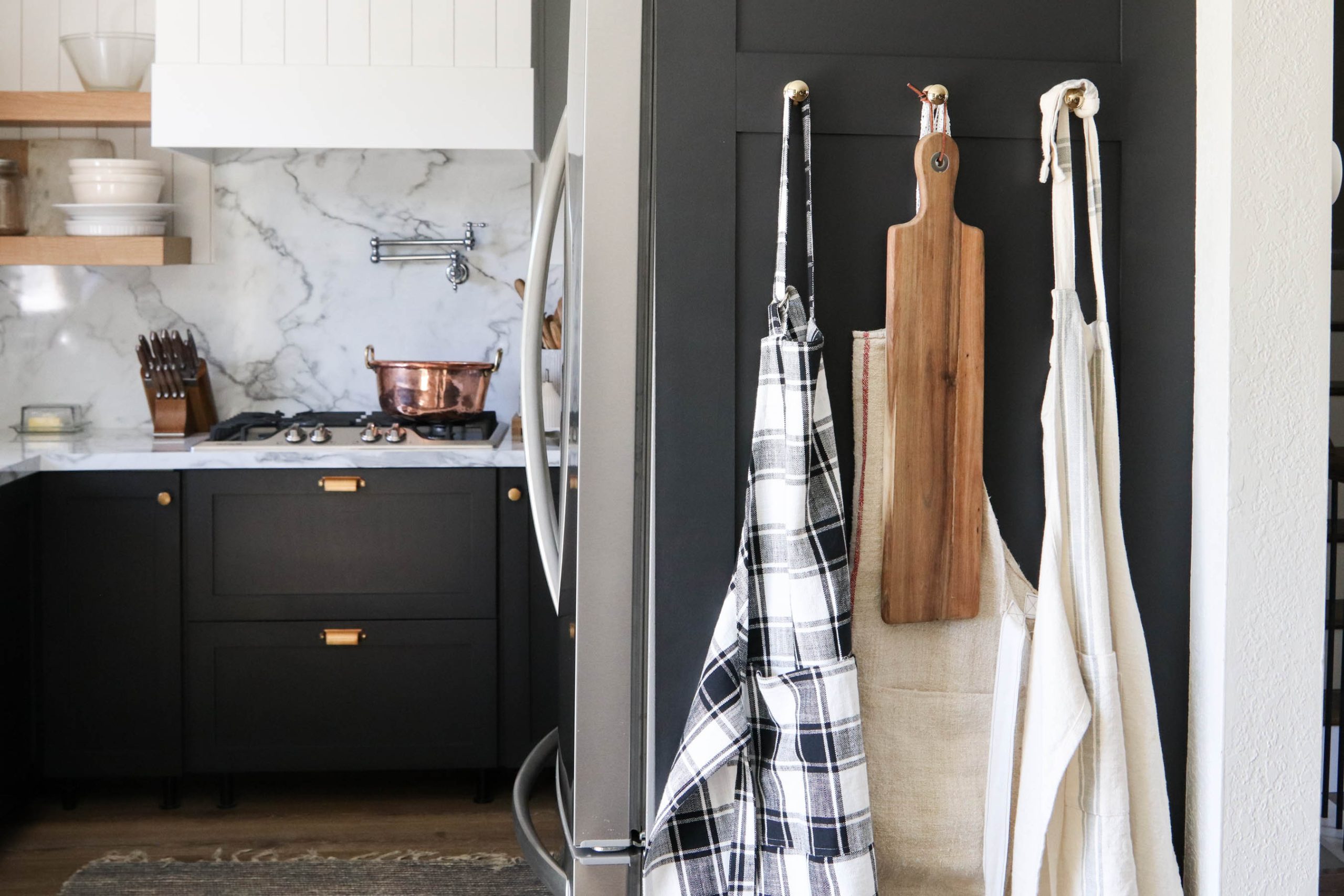 Trimming Out Our Kitchen End Panel