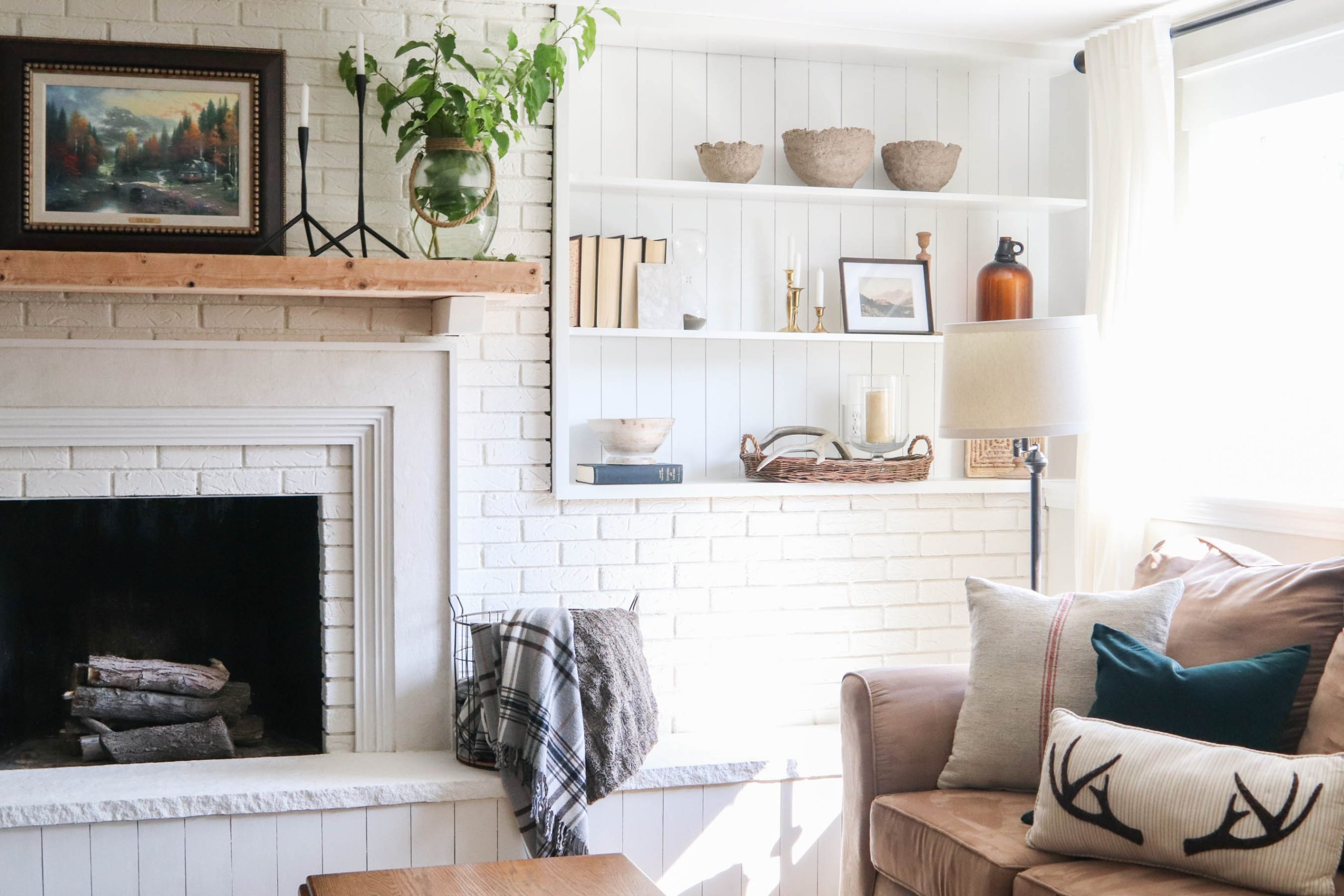 Decorating Our Mantel For Fall